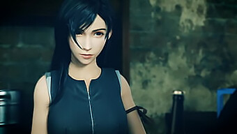 Tifa Lockhart En Cloud Strife Verkennen Hun Verlangens In Een Anime Fantasie