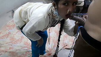 Indian Maid Gives A Passionate Blowjob And Rides Cowgirl Style With Her Employer