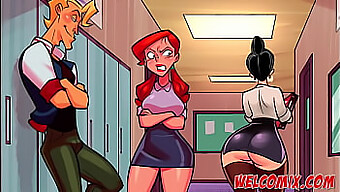 Sexy Teacher Indulges In Perverted Cartoon Sex With Hentai Toons