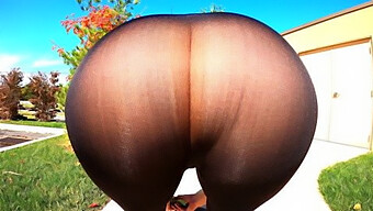 Outdoor Yoga Reveals Big Asses And See-Through Leggings