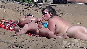 Naked Nudists Caught On Camera During Oral Sex On Beach